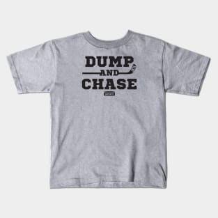 Dump and Chase Hockey 2 Kids T-Shirt